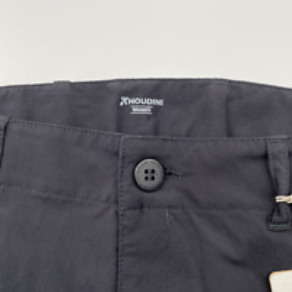 Houdini Women's Liquid Rock Shorts Black sz L Outdoors Hiking Beach Lightweight - Picture 6 of 11